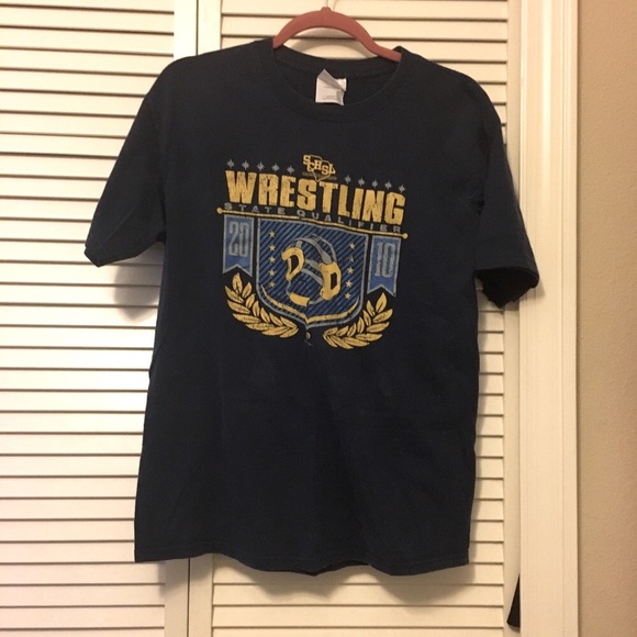 ✨Blue HS Wrestling Shirt✨ - Picture 1 of 6